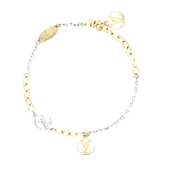 Louis Vuitton Logo Mania Bracelet Gold/Silver - Picture 1 of 9